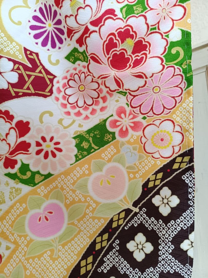 式部浪漫☆新品刺繍入着物☆作り帯フルセット