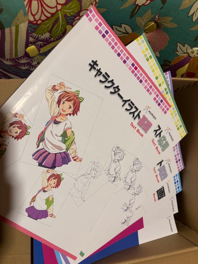 キャラクターイラスト講座DVD & テキスト ヒューマンアカデミー 教材