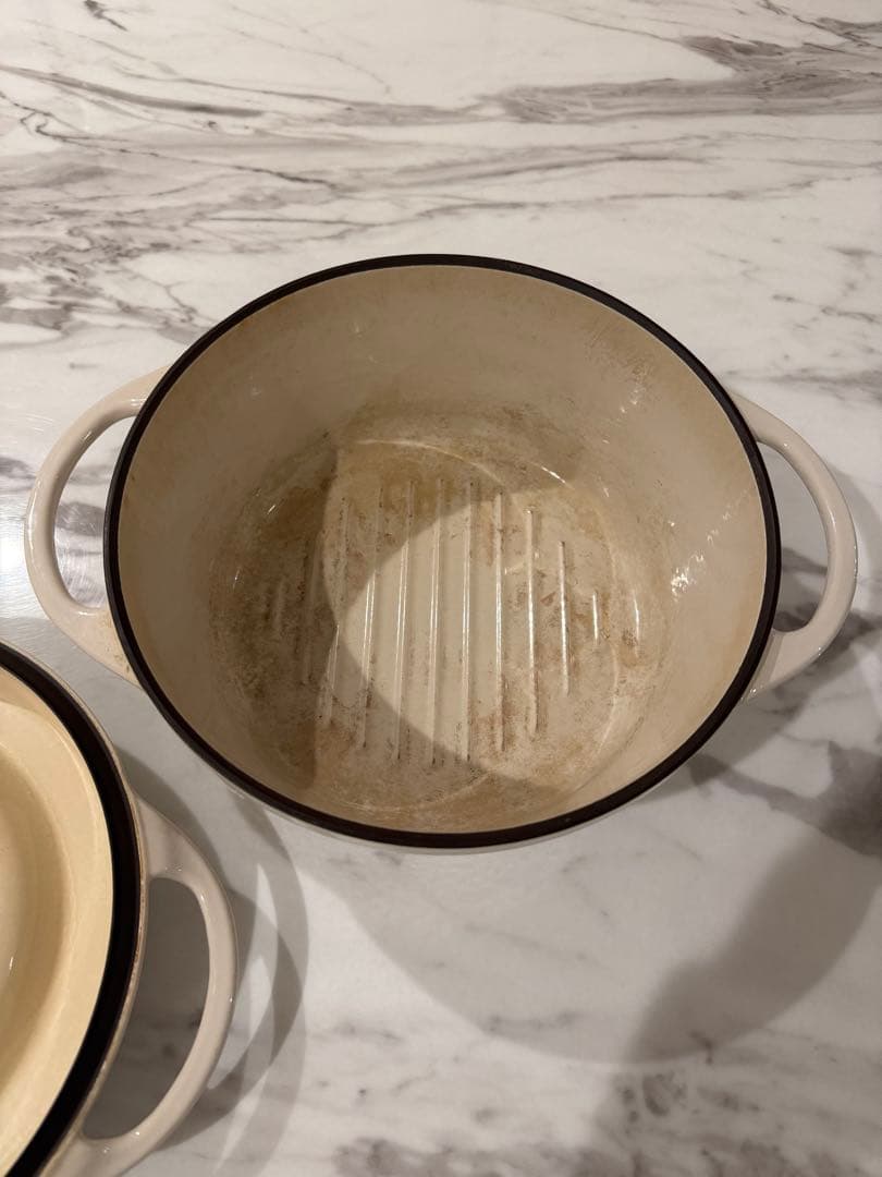 VERMICULAR オープンポット　ナチュラルベージュ22cm 専用鍋敷きつき