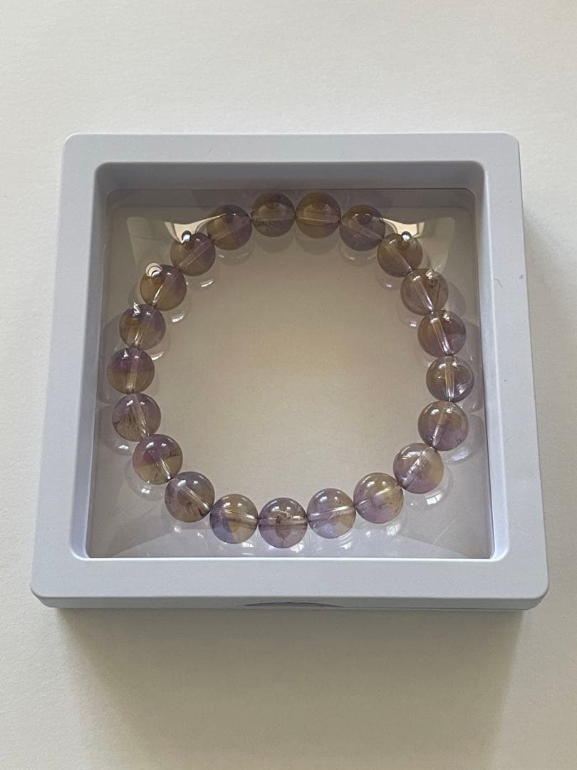 アメトリン9mm全珠バイカラー