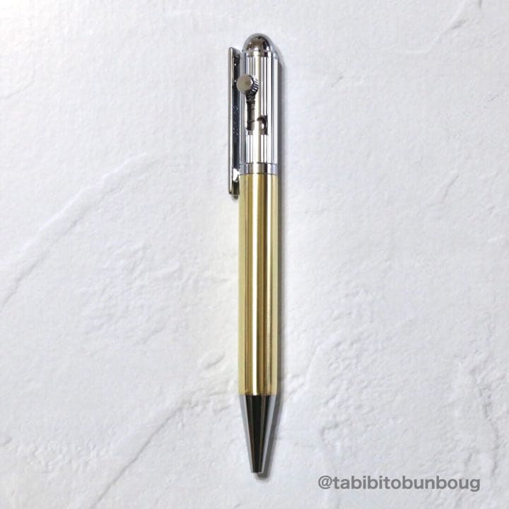 オリジナル制作】真鍮 ボルトアクション式ゲルインクボールペン