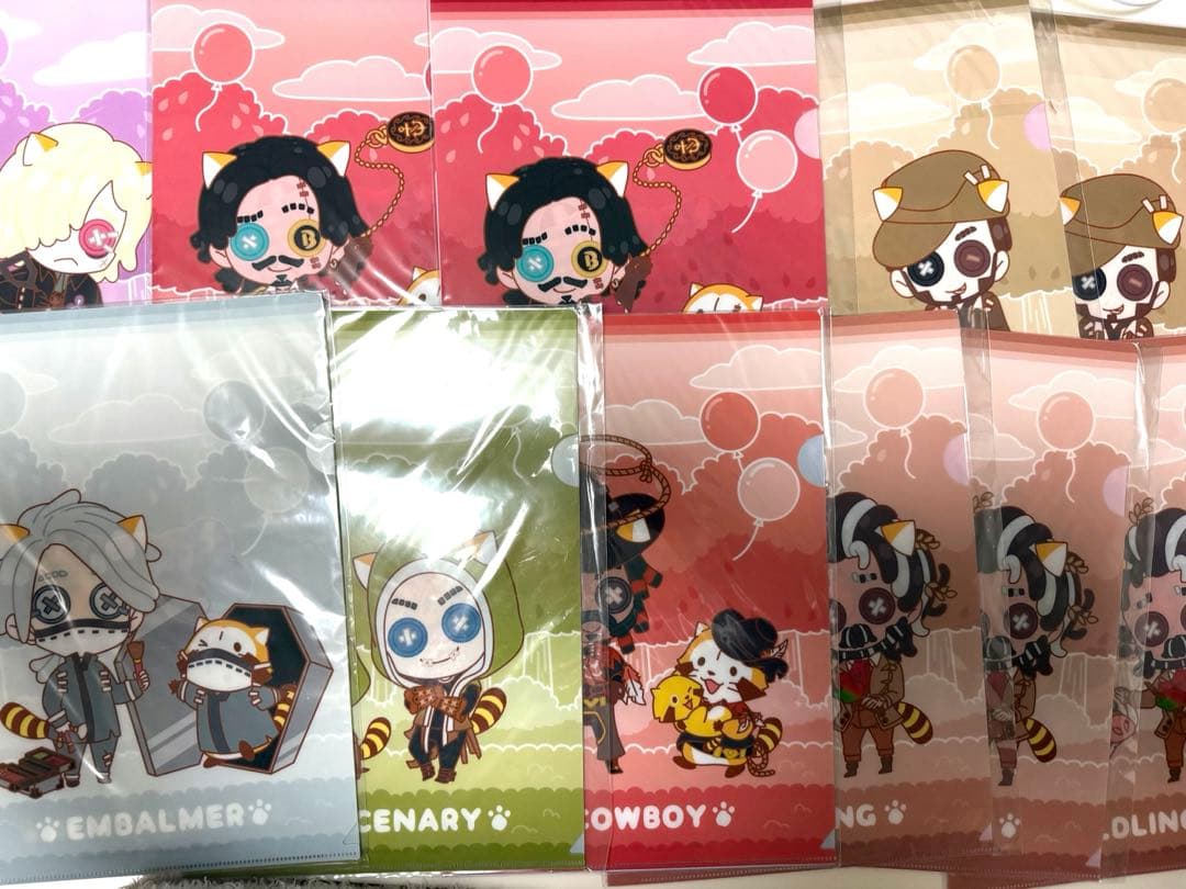 IdentityV 第五人格 ラスカルくじ クリアファイルセット 探鉱者など