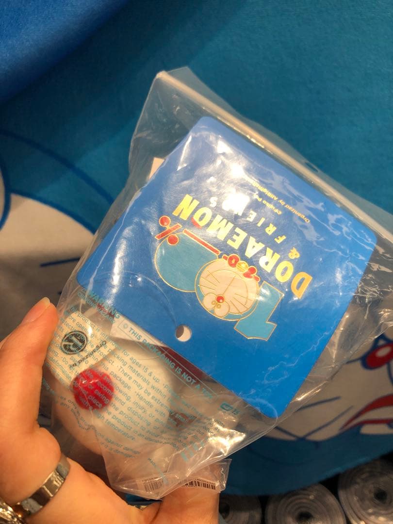 上海限定】ドラえもん雪だるまキーホルダーDORAEMON&FRIENDSグッズ