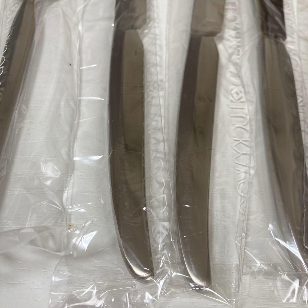 ラッキーウッド　日本製　18-12ステンレス　フィッシュフォーク、ナイフ10本