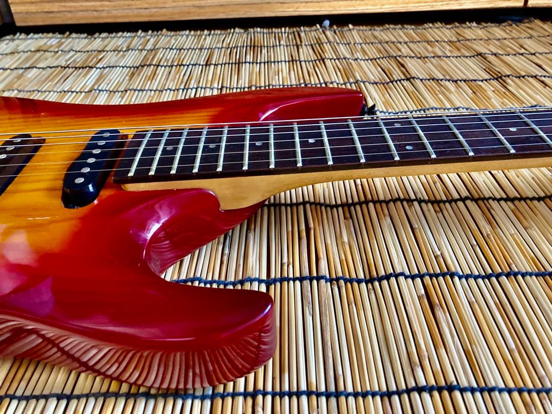 ☆値下済☆杢目が綺麗な美品　Aria ProⅡ をモディファイして新機能満載