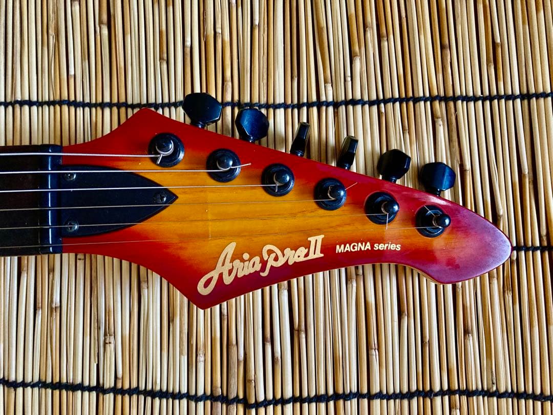 ☆値下済☆杢目が綺麗な美品　Aria ProⅡ をモディファイして新機能満載