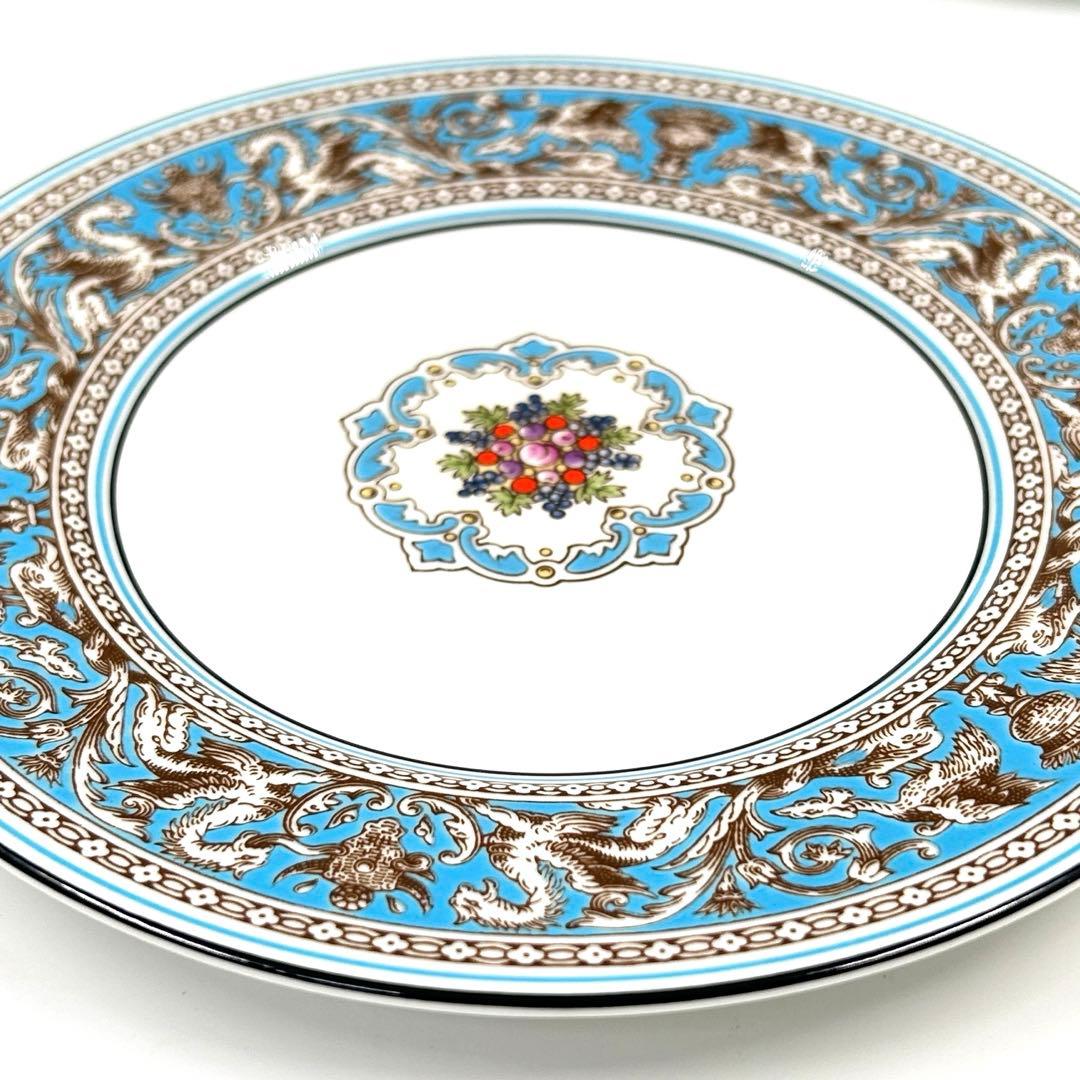 ウェッジウッド　フロレンティーン　ターコイズ　デザートプレート　17.5cm