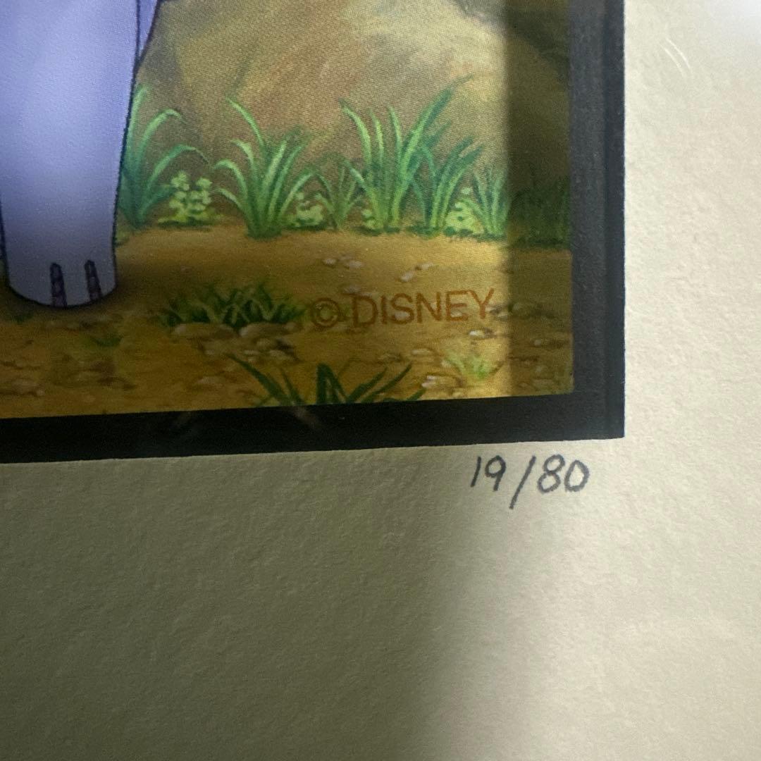 世界限定80くまのプーさん 額装ピンバッチ