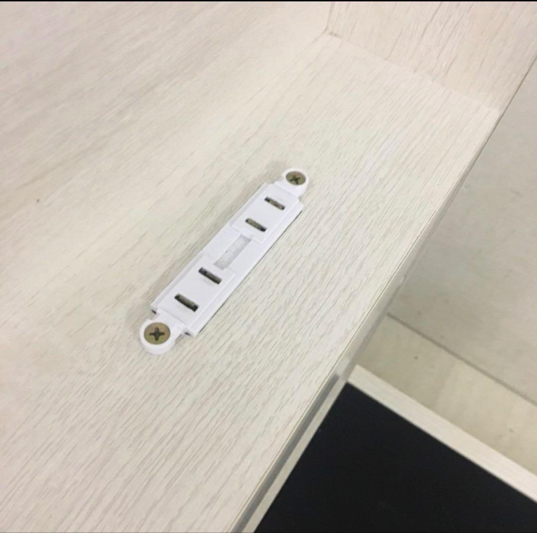 ［直接引き取りの方限定］シングル 木製ベッドフレーム 収納付き ホワイト