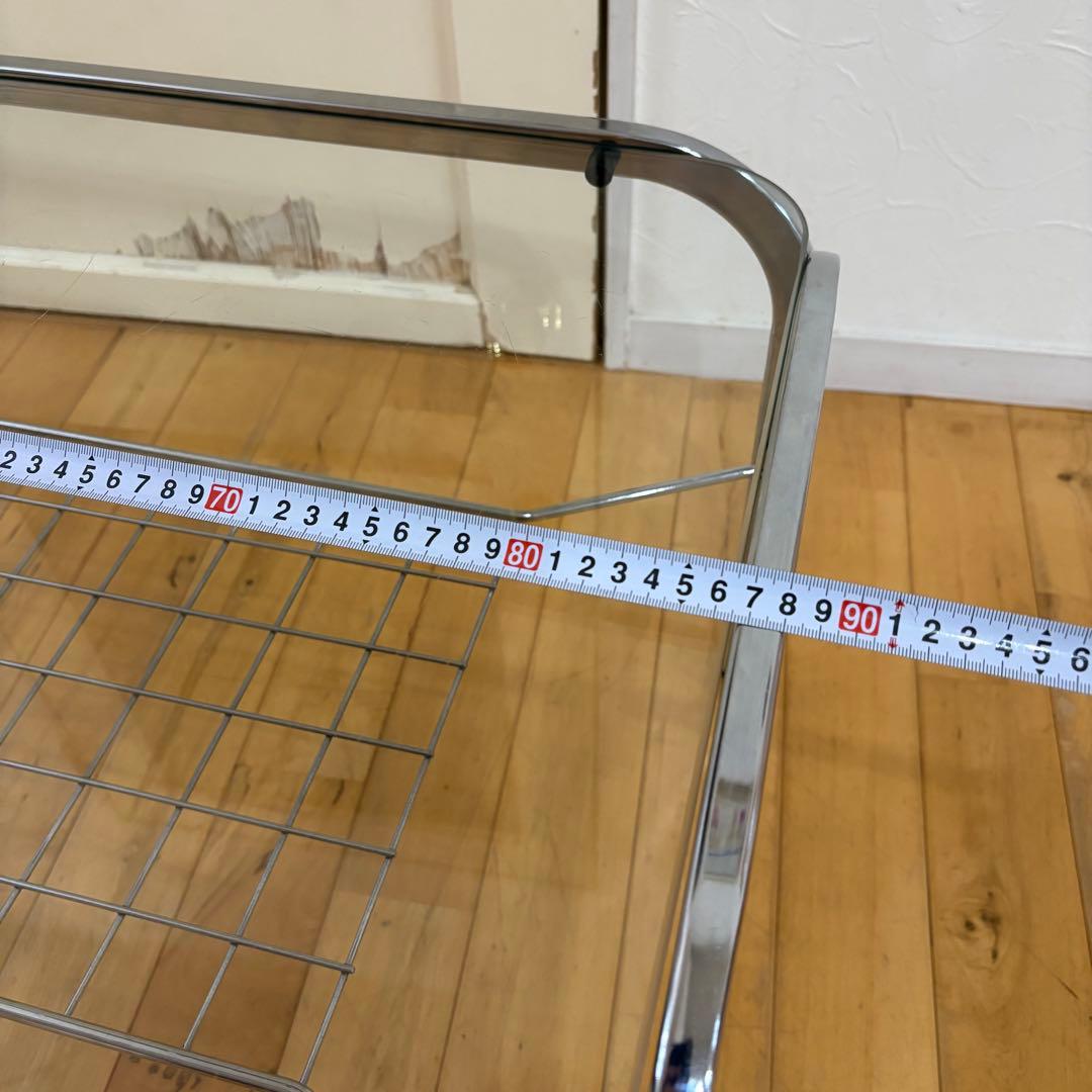 ☆レトロポップ☆昭和レトロ　80‘s ガラス　センターテーブル　コーヒーテーブル