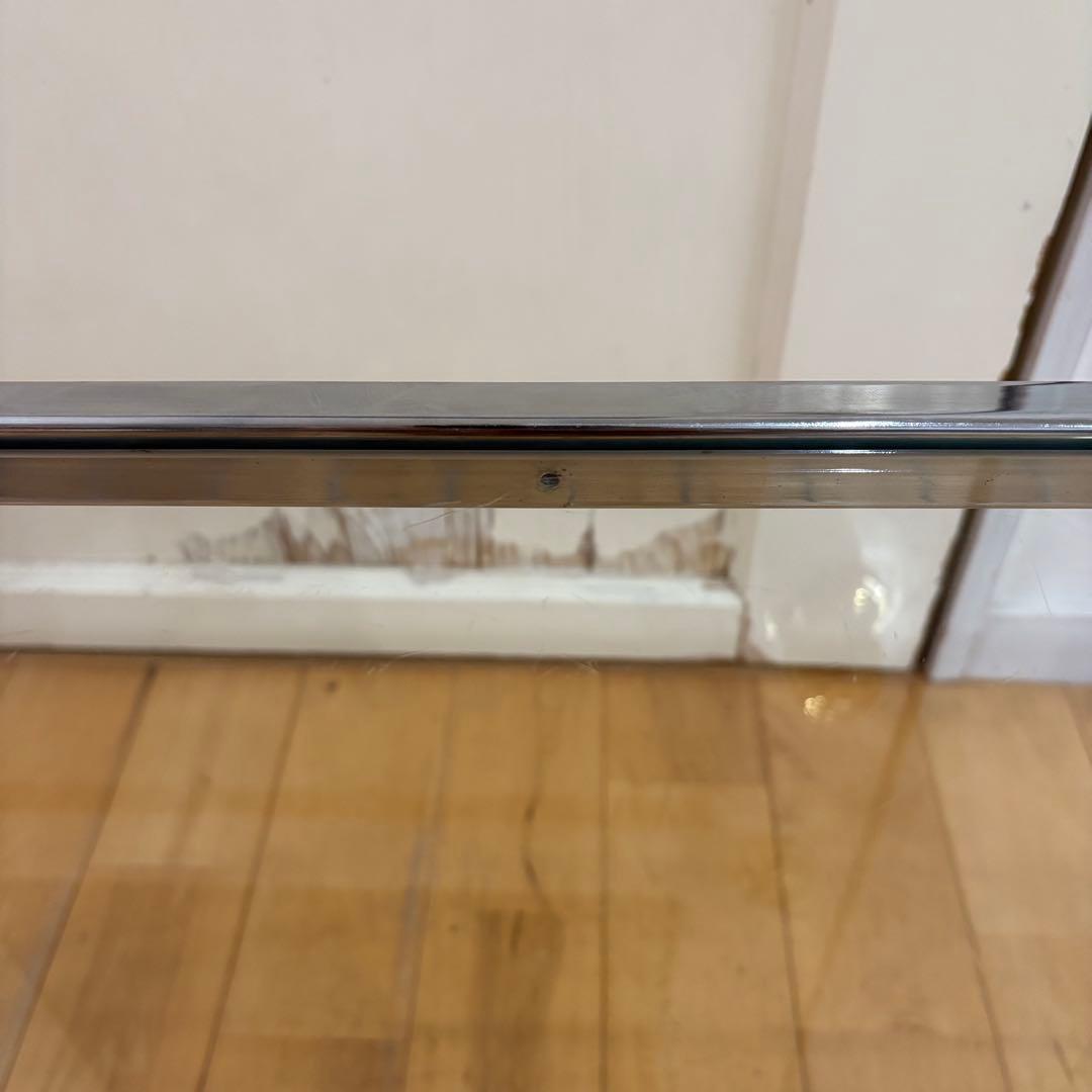 ☆レトロポップ☆昭和レトロ　80‘s ガラス　センターテーブル　コーヒーテーブル