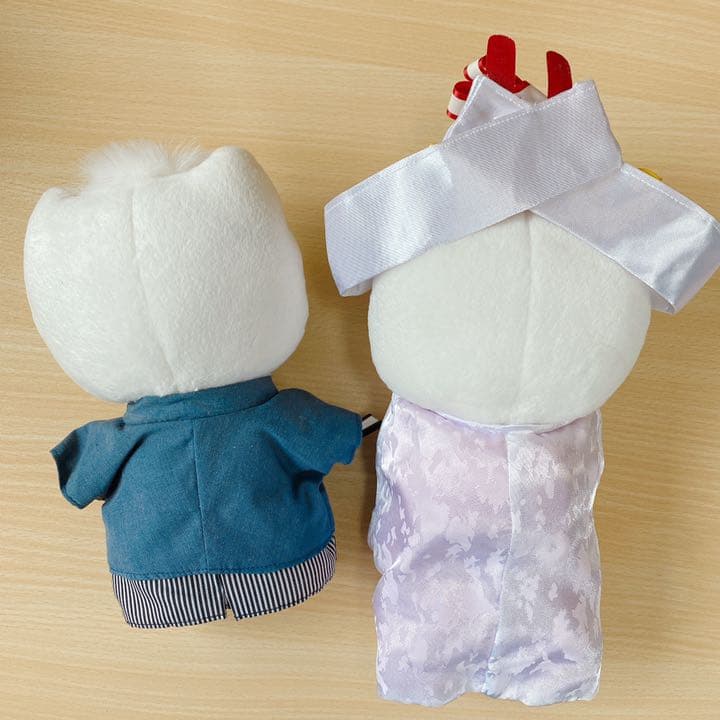 レア ウェルカムドール ハローキティ&ダニエル 和装結婚式 白無垢