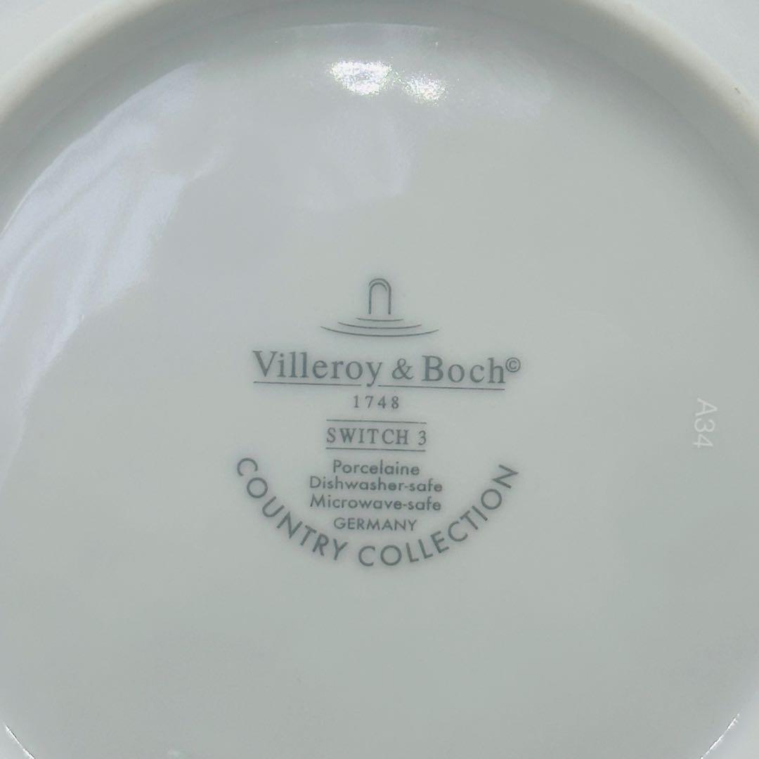 専用 ビレロイ&ボッホ 23㎝ 4枚 ゴブレット ピーナツプレートペア