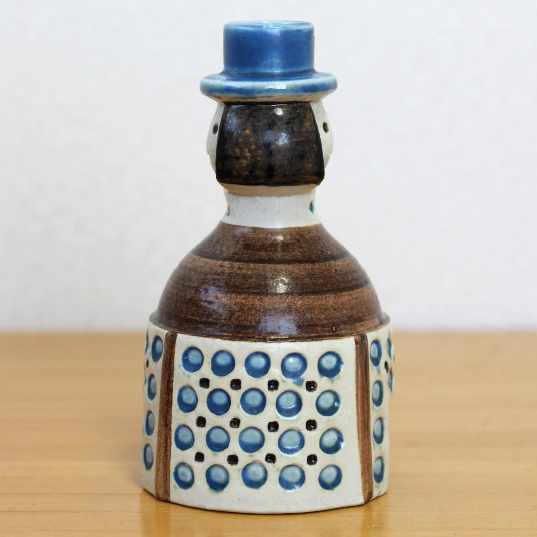 Gustavsberg グスタフスベリ 陶器のキャンドルホルダー 新郎新婦 北欧