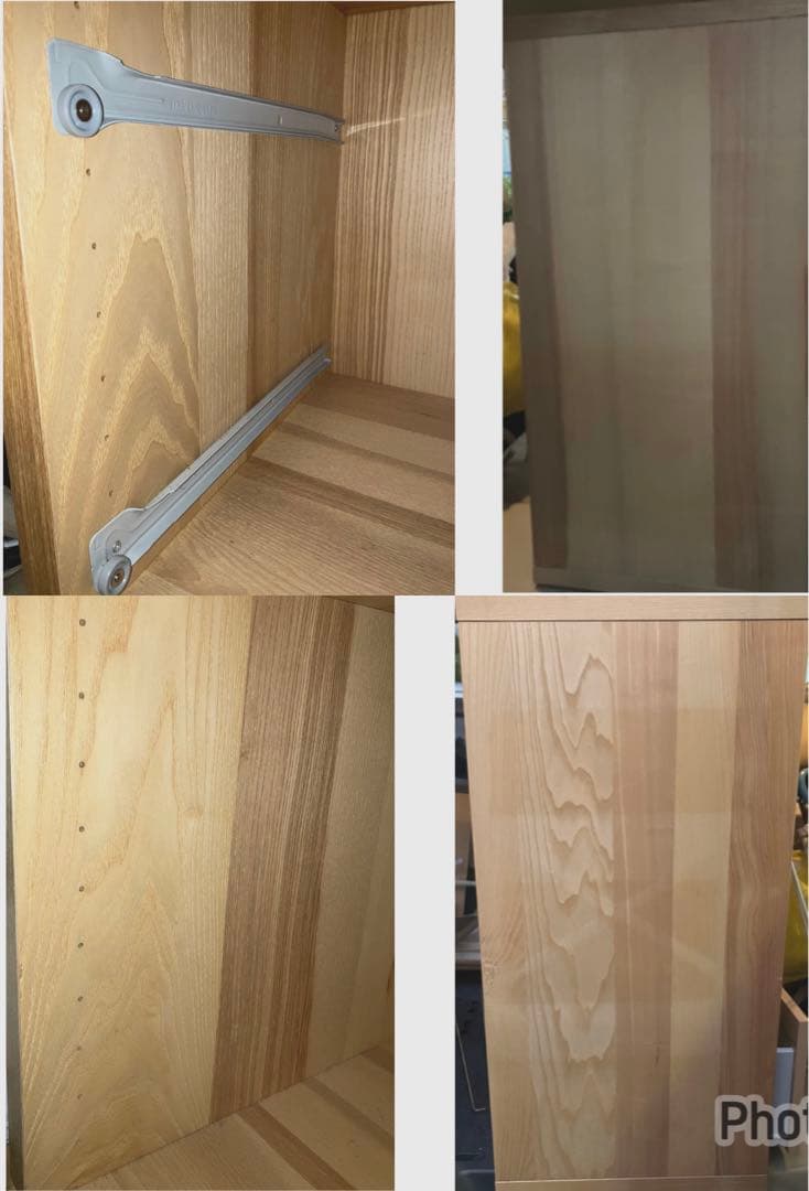 スライド木製棚キャビネットボックス