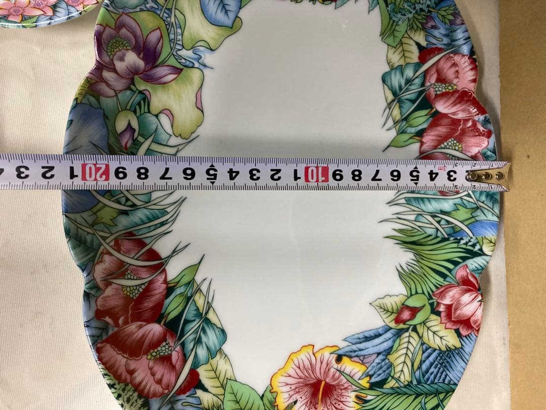 花柄食器セット ティーポット・プレート・ボウル