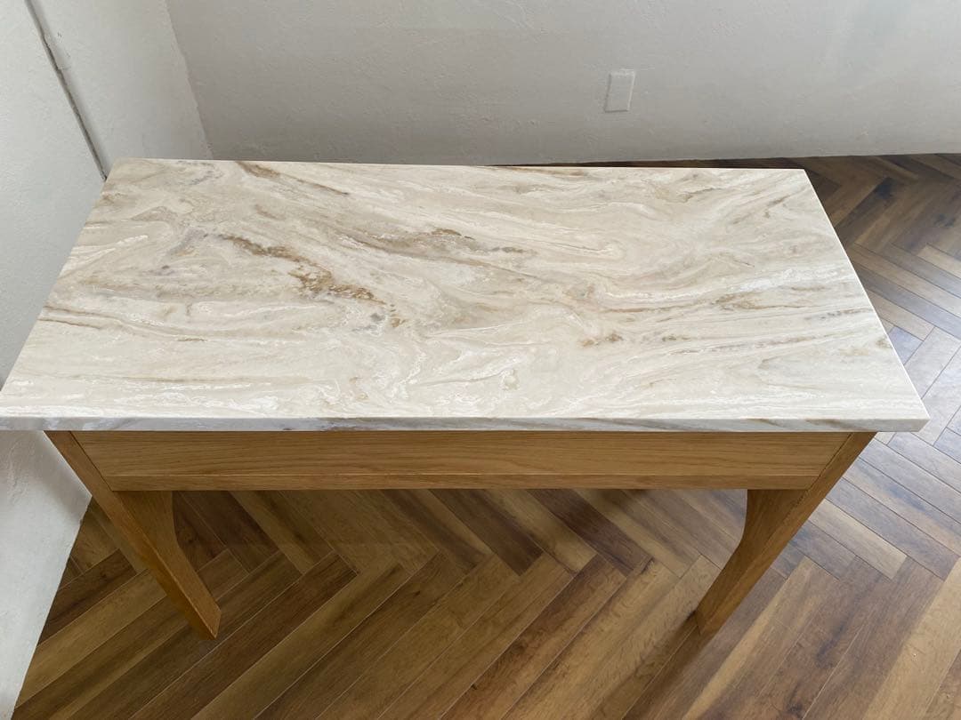 人工大理石　ネイルデスク　オーダーメイド家具