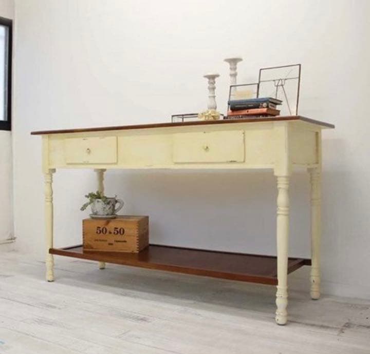 ワークテーブル キッチンテーブル 作業台 店舗什器 アンティーク ヨーロッパ