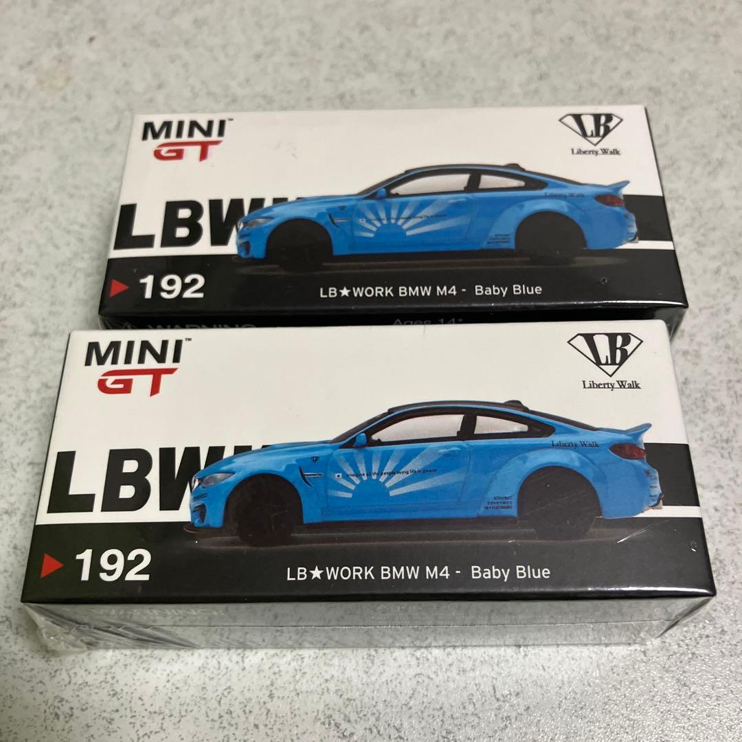 MINI GT 192 LB☆WORKS BMW M4. Baby Blue - メルカリ