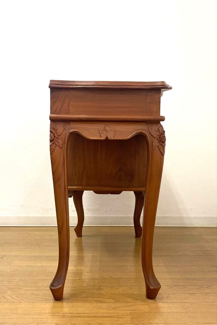 アンティーク コンソール ドレッサー テーブル デスク 彫刻 猫脚 インテリア