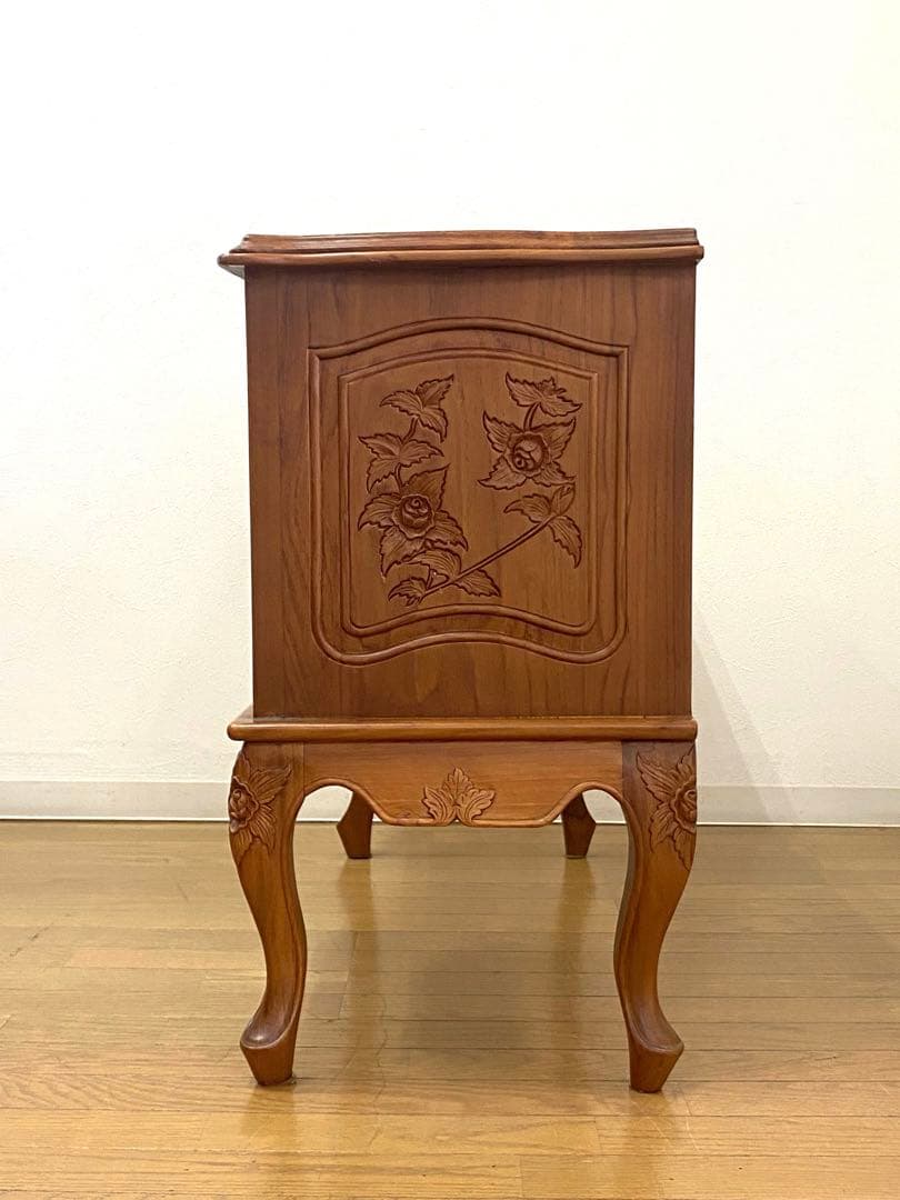 アンティーク コンソール ドレッサー テーブル デスク 彫刻 猫脚 インテリア