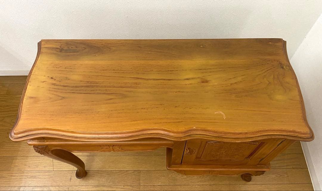 アンティーク コンソール ドレッサー テーブル デスク 彫刻 猫脚 インテリア