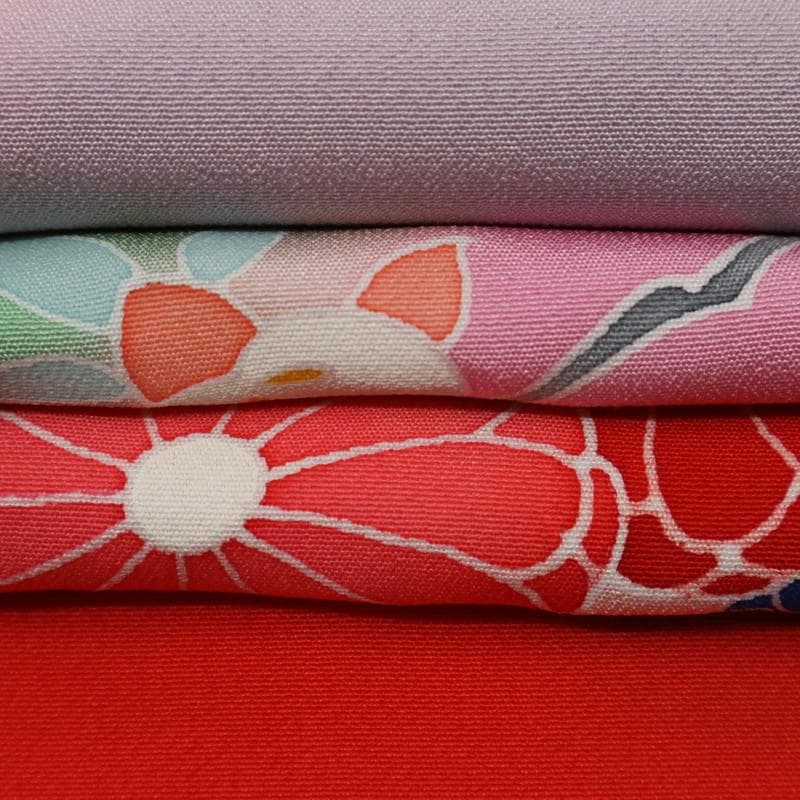 七五三＊女の子 御所解き模様 ピンク 正絹 祝着に＊子供着物 8RM1