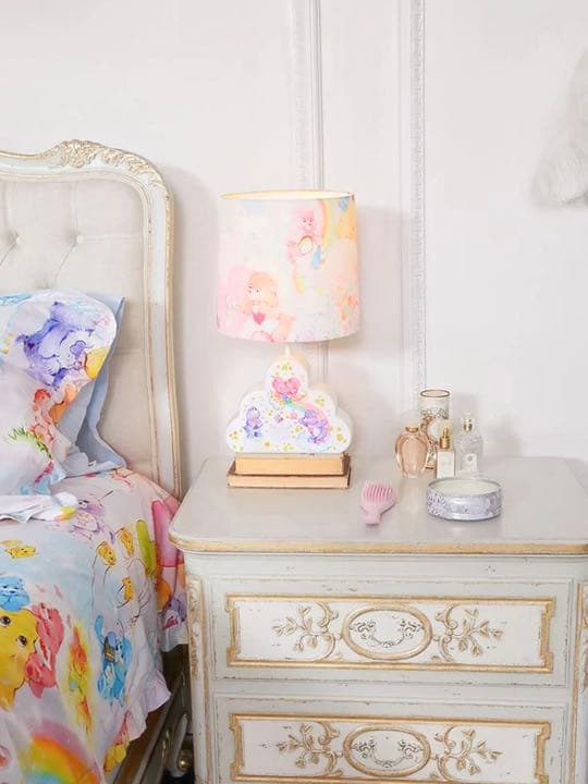 激レア ケアベア 照明 ランプ ゆめかわ ファンシー ベッドサイド ナイトライト