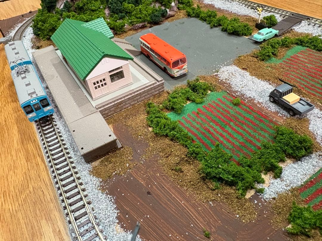 Nゲージ　ミニ　コンパクト　ジオラマ　レイアウト　KATO TOMIX 完成品