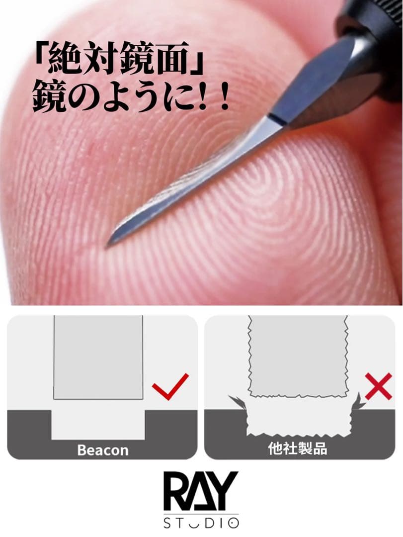 新品】RAY STUDIO Beacon スジボリタガネ全15種＋専用スタンド - メルカリ