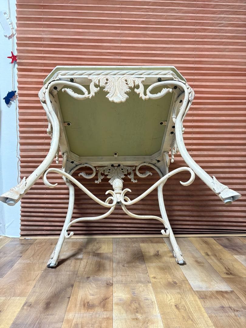 大理石　アイアン　マーブルテーブル　コーヒーテーブル　センターテーブル　イタリ