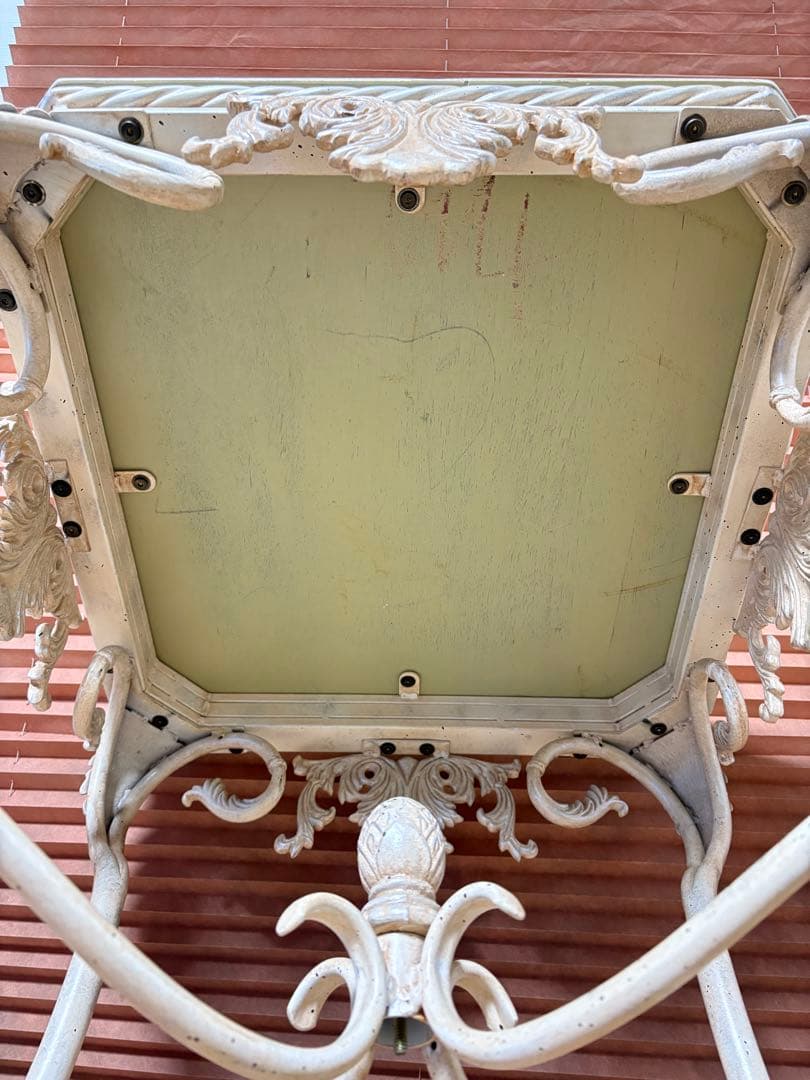 大理石　アイアン　マーブルテーブル　コーヒーテーブル　センターテーブル　イタリ