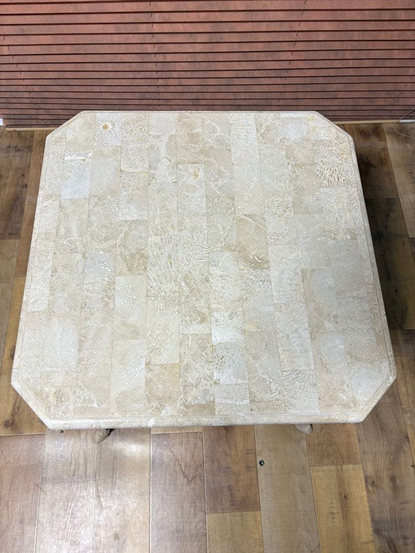 大理石　アイアン　マーブルテーブル　コーヒーテーブル　センターテーブル　イタリ