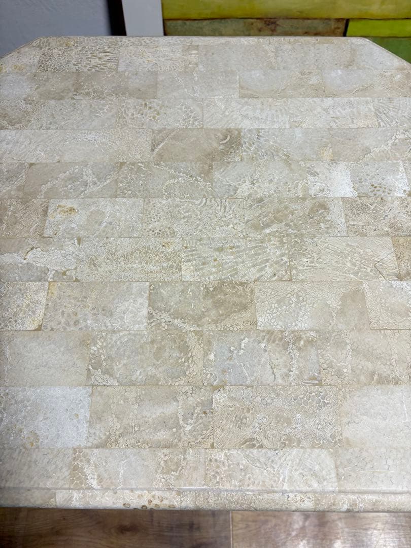 大理石　アイアン　マーブルテーブル　コーヒーテーブル　センターテーブル　イタリ