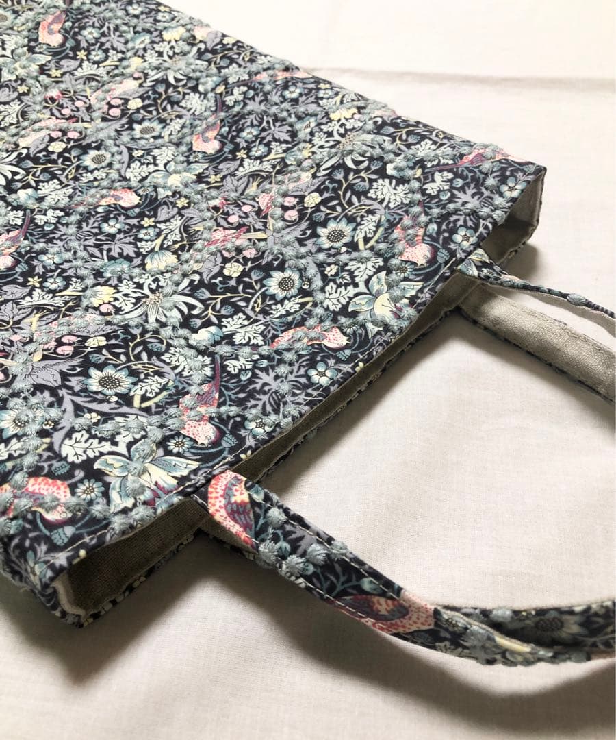 【受注製作】ミナペルホネン ストロベリーシーフ タンバリン トーストバッグ