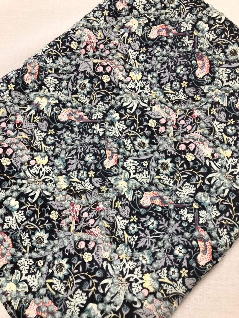 【受注製作】ミナペルホネン ストロベリーシーフ タンバリン トーストバッグ