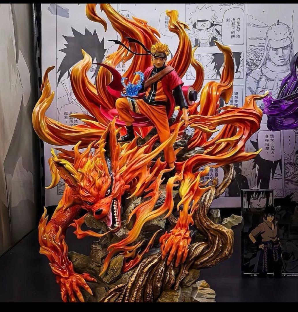 NARUTO/うずまきナルト/九尾/クラマ/フィギュア/ガレージキット/40cm