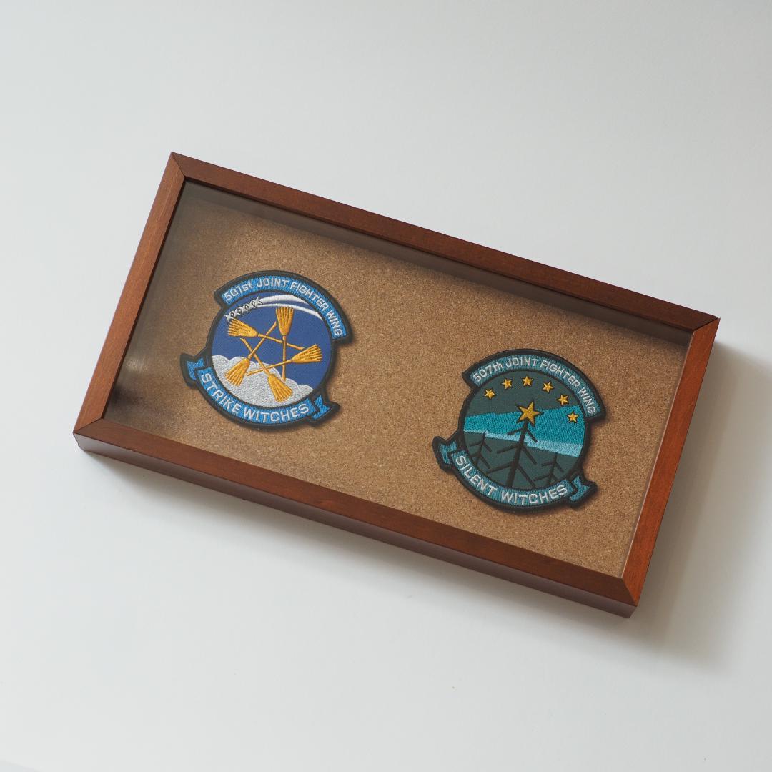 ストライクウィッチーズ 特典 部隊章ワッペン 501 507 額縁付き - メルカリ