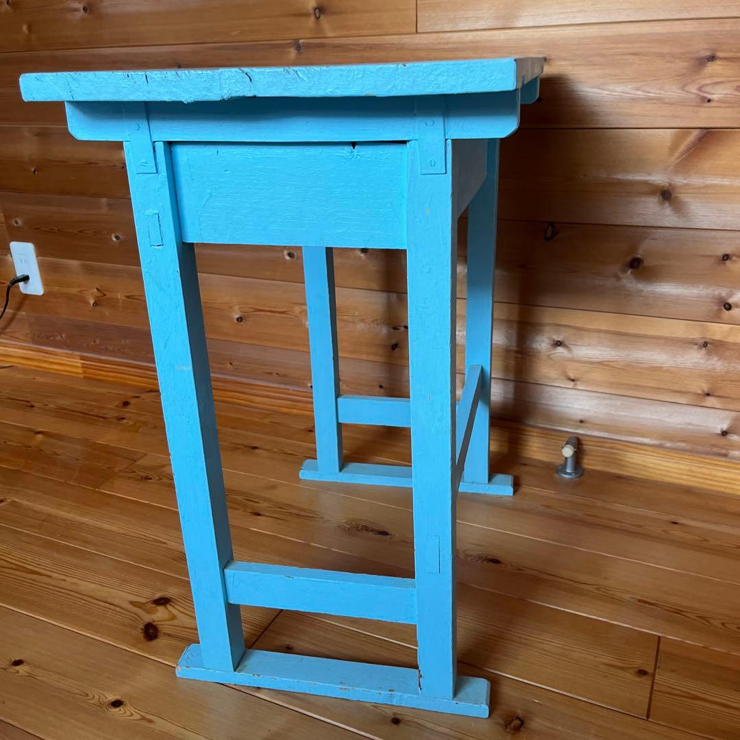 学校　机　木製　昭和レトロ