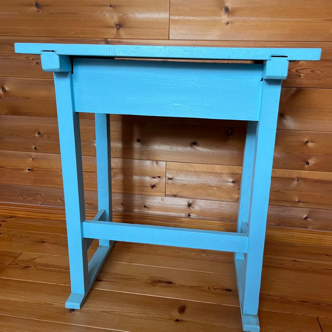 学校　机　木製　昭和レトロ