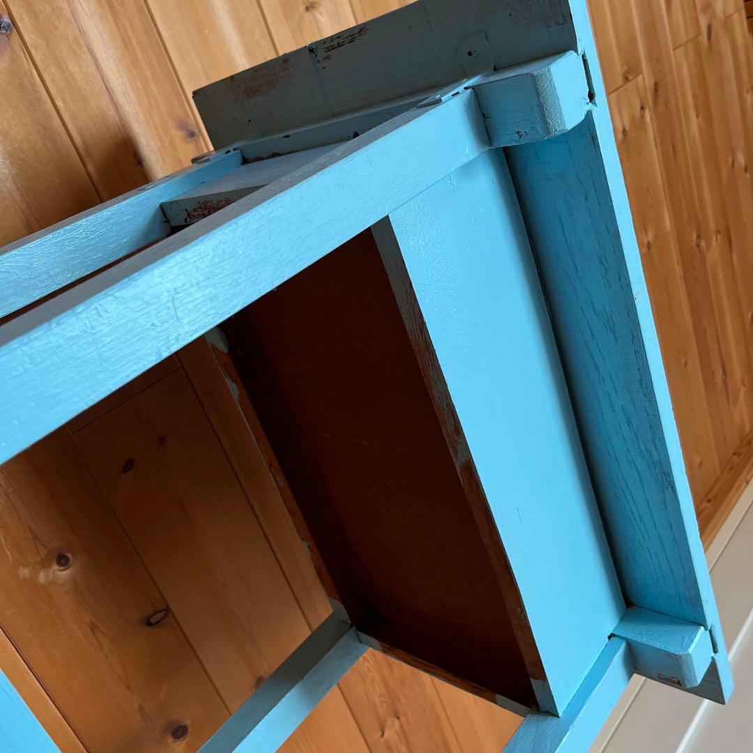 学校　机　木製　昭和レトロ