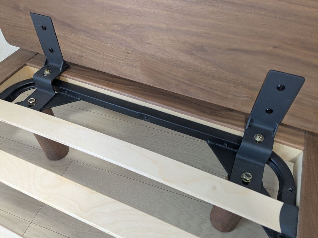 無印良品　ベッドフレーム　ウォールナット