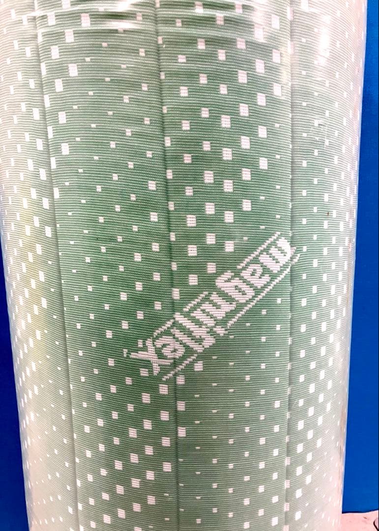 マニフレックス magniflex 緑色ドット柄ノンスプリングマットレス