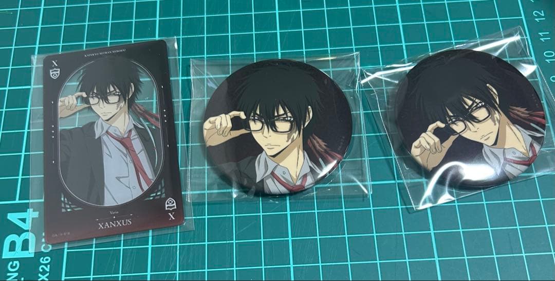 家庭教師ヒットマンREBORN! 缶バッジ アクリルカード XANXUS - メルカリ