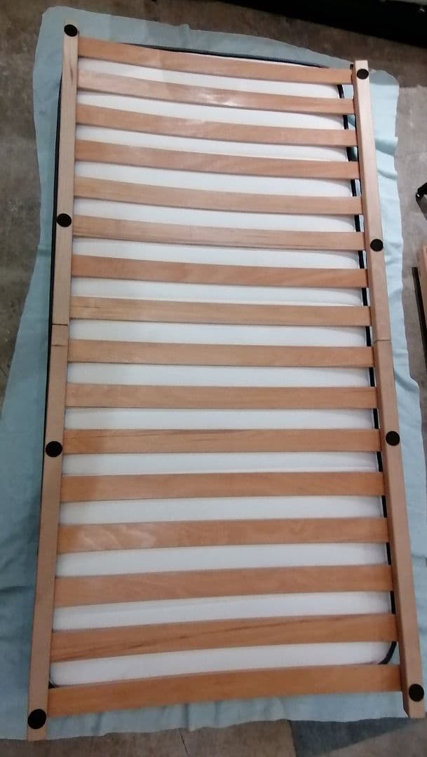 i▲【通気性アップ】すのこ ベッド ロールタイプ コンパクト収納 機能的