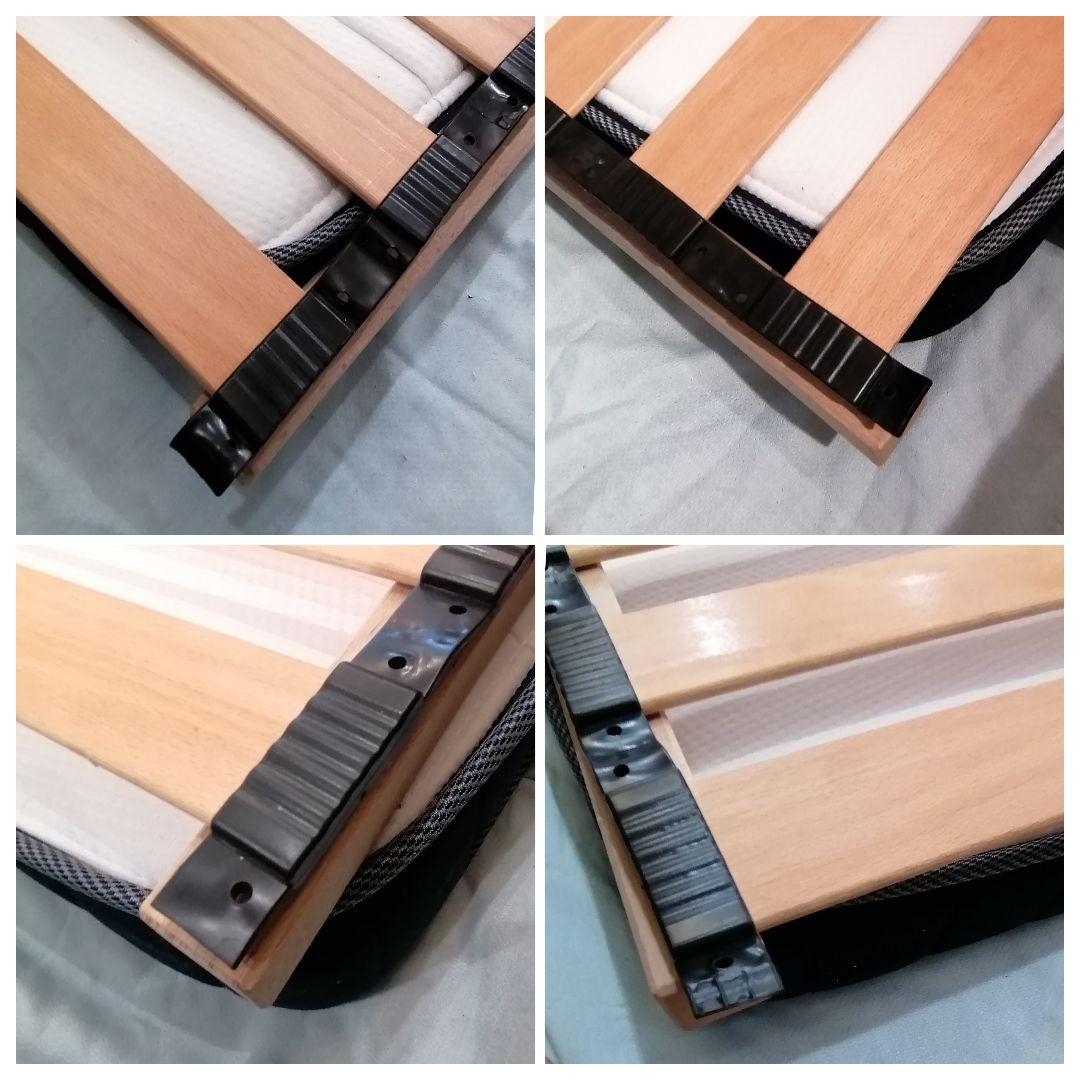 i▲【通気性アップ】すのこ ベッド ロールタイプ コンパクト収納 機能的