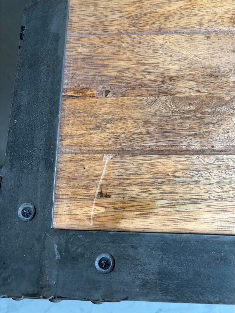 インダストリアル調　センターテーブル/ローテーブル