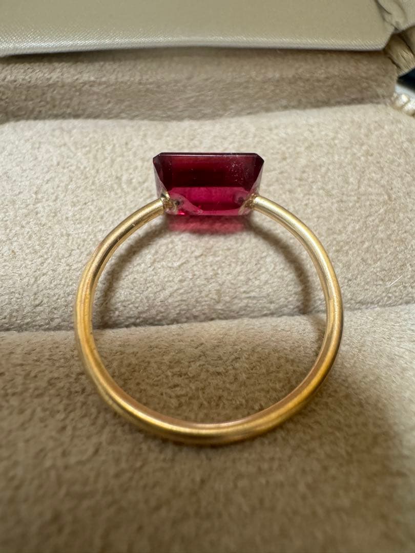 ルベライト キャンディリング 14kgf