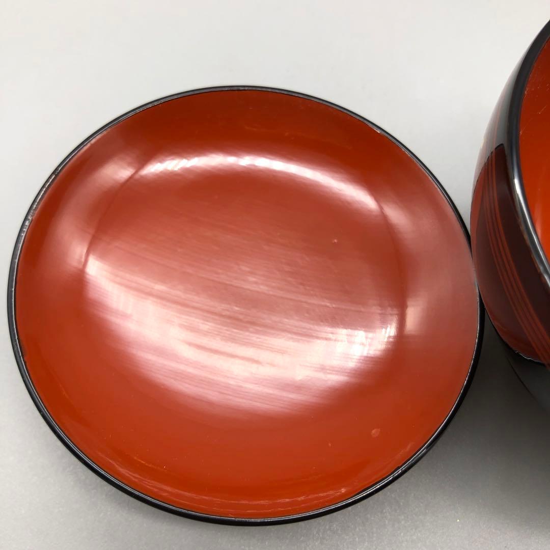 新品未使用秀衡塗菱形金箔漆雲文様蓋付き椀4客セット伝統工芸高級品