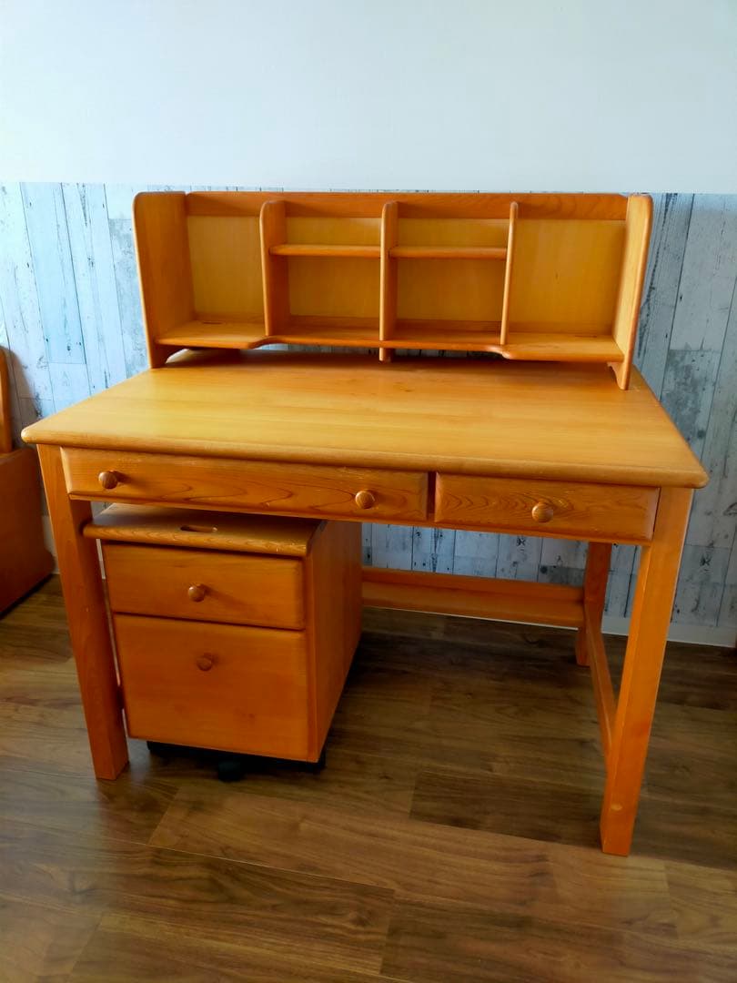 【単品】檜木デスクの机のみの出品送料込み